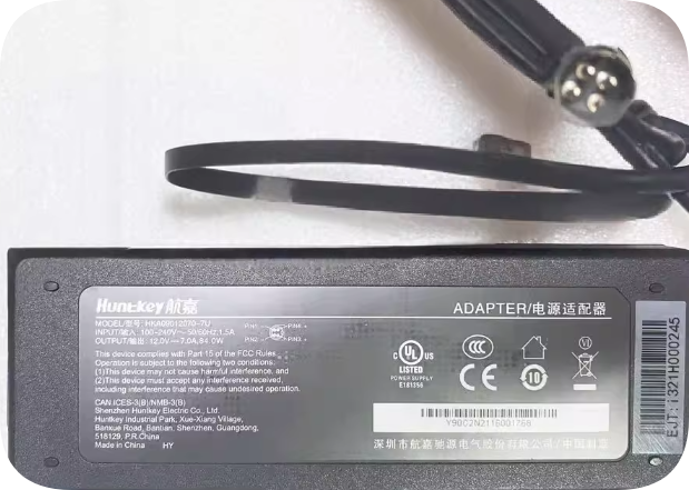 *Brand NEW*Original 12.0V 7.0A AC ADAPTER Huntkey HKA09012070-7U Power Supply