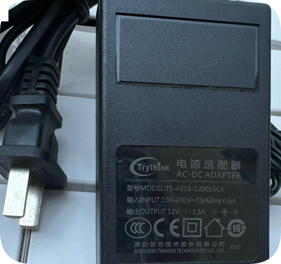 *Brand NEW*12V 1.5A AC ADAPTER Trythink TS-A018-120015C4 Power Supply