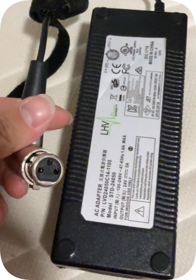 *Brand NEW*24V 5A XLR Connect Three-Prong LVD24050C14-1105 Charger Cable AC ADAPTER Swit