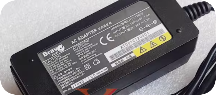 *Brand NEW*Brav Audi JY071260U charging cable 36W transformer 24V 1500mA 24V 1.5A power