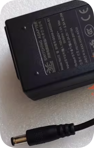 *Brand NEW*Hongqi 24.0V 2.5A Power Adapter GQ48-240250-E1 Charging Cable 60.0W DC/DC Tra