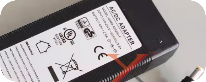 *Brand NEW*GVE GM85-480200-F charging cable POE switch 96W charging cable transformer 4