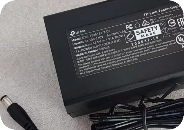 *Brand NEW* TP-LINK 53.5V 1.31A /70W AC ADAPTER T535131-2-DT Power Supply