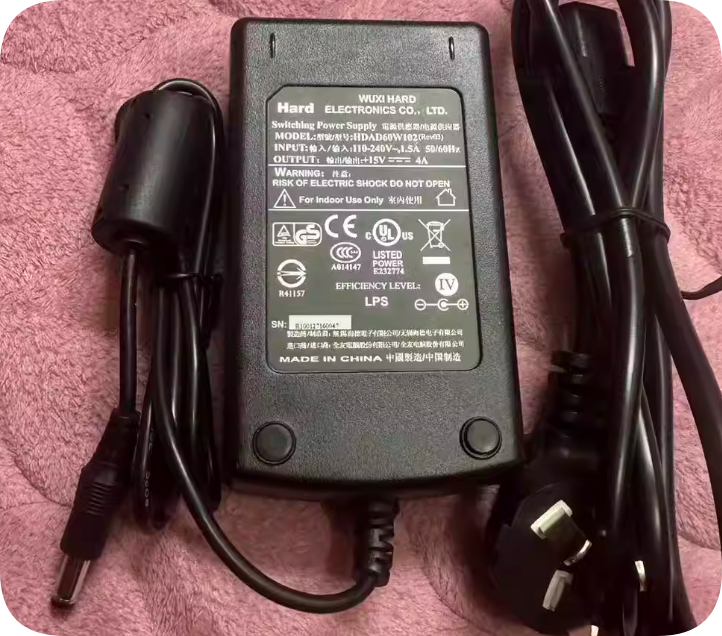 *Brand NEW*Hard FL-1505A Square Dance Speaker with Digital Piano Power Adapter 15V 3A 4A