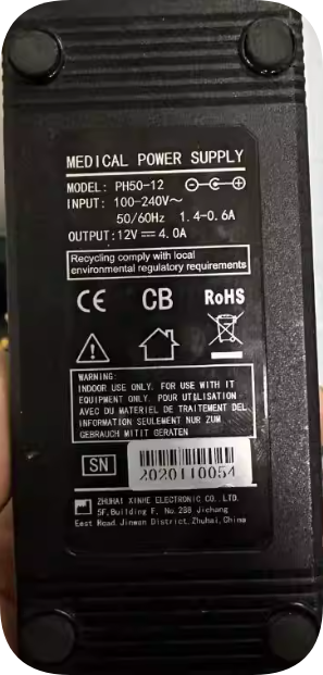 *Brand NEW*PH50-12 Power Adapter 12V 4.0A Square USB Flat Head Yellow Head Charger Cable