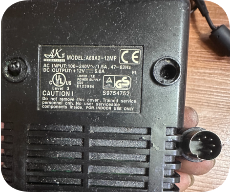 *Brand NEW*12V 5A A60A2-12MP Power Adapter Transformer + 12V 5.0A Charger, 12V 5A 5-Pin