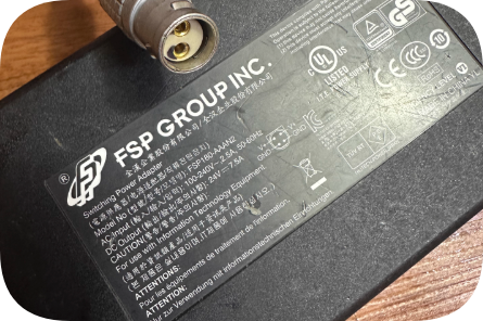 *Brand NEW*FSP FSP180-AAAN2 24V 7.5A Remo 2-pin 2-hole power adapter charger cable 180W