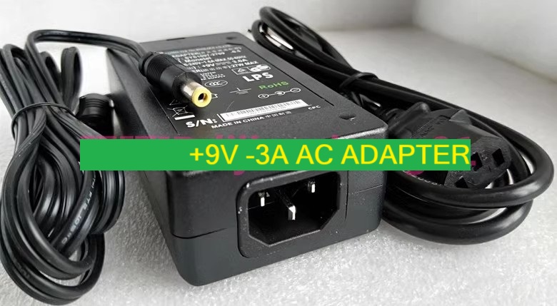*Brand NEW* Sunny SYS1097-2709 +9V -3A AC ADAPTER QX30WH090300F Power Supply