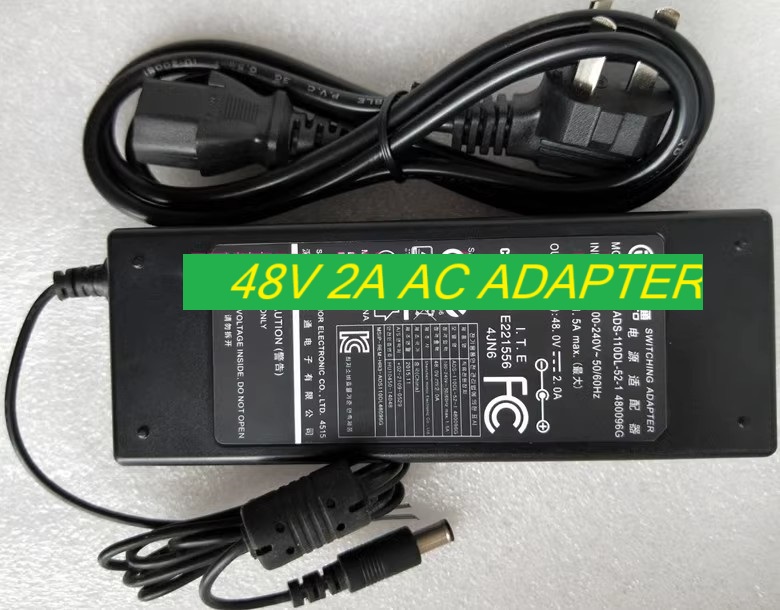 *Brand NEW* HONOR 48V 2A AC ADAPTER ADS-110DL-52-1 480096G DH-NVR3208-P Power Supply