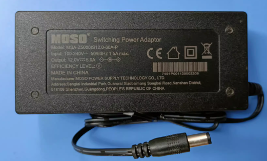 *Brand NEW*12V 5A AC ADAPTER MOSO MSA-Z5000IS12.0-60A-P POWER SUPPLY