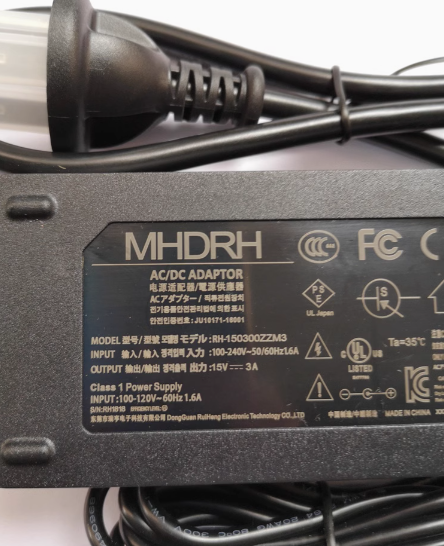 *Brand NEW*15V 3A 4A AC ADAPTER MHDRH RH-150300ZZM3 150400ZZM3 POWER SUPPLY