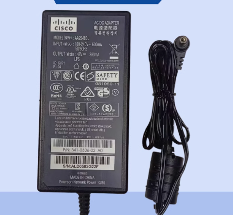 *Brand NEW*CISCO AA25480L 48V 380mA AC/DC Adapter Power Supply