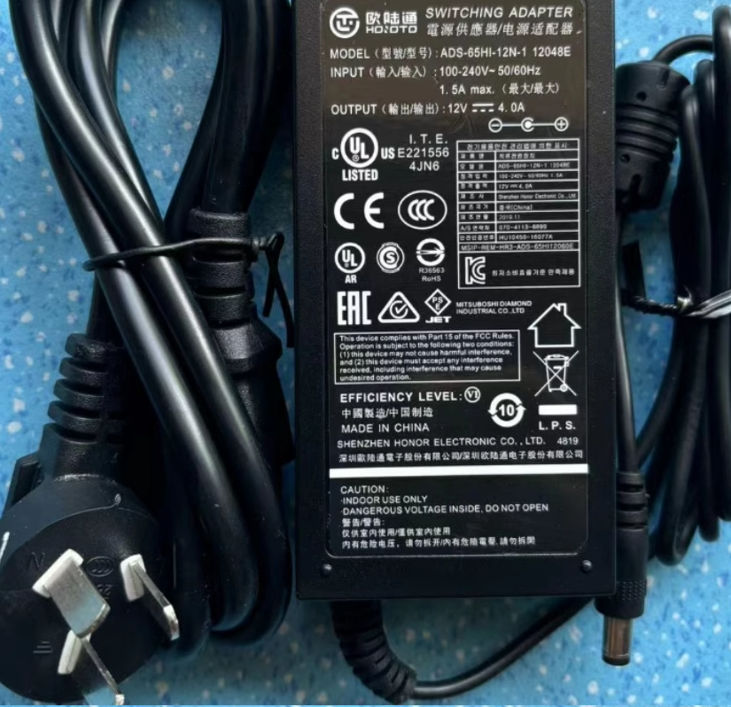 *Brand NEW*12V 4.0A AC ADAPTER HOIOTO 12V3A4A ADS-40NP-12-1 12036E POWER SUPPLY