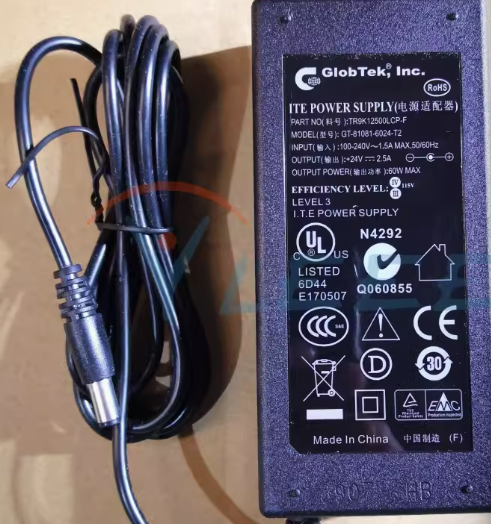 *Brand NEW*Genuine GLOBTEK TR9C12100LCP 24V2.1A/2.0A/2.5A AC DC Adapter Power Supply