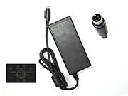 *Brand NEW*GM95240400F Genuine GVE 24v 4.0A AC/DC/Adapter GM95-240400-F Round with 4 Pin