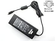*Brand NEW*0219B1280 Genuine Lishin 12v 6.67A AC Adapter Round with 4 Pin 80W Power Supp