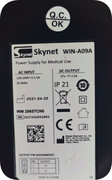 *Brand NEW*Compatible with Skynet WIN-A09A two-port ventilator charger transformer cable