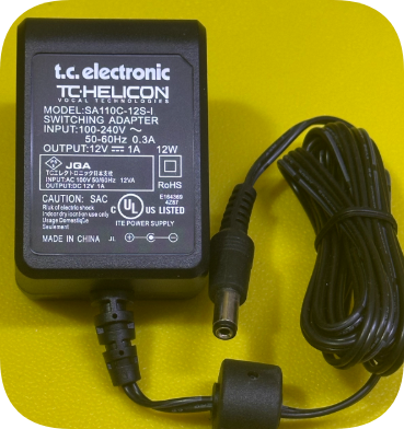 *Brand NEW*Original TC-Helicon 12V 1A 12W power adapter SA110C-12S-I charger cable with