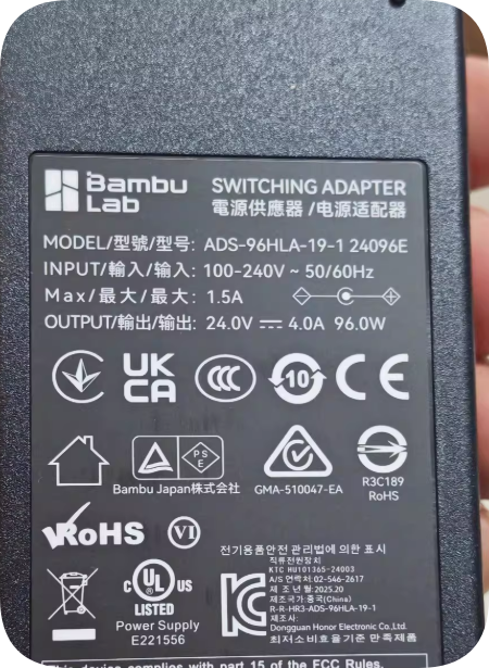 *Brand NEW*ADS-96HLA-19-1 24096E 24.0V 4.0A 96.0W Topzhu 3D printer automatic feeding s