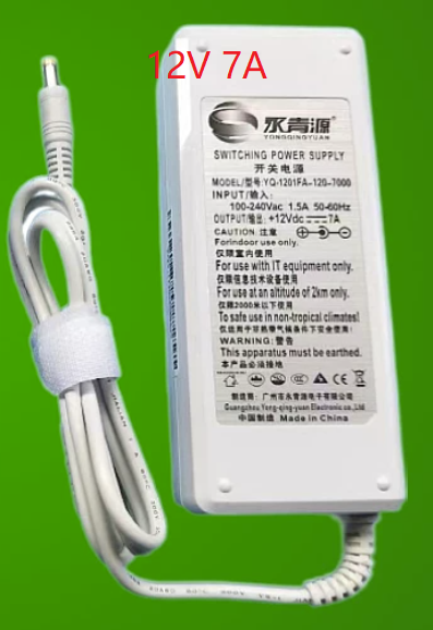 Brand NEW*YQ-1201F-120-7000 12V 7A AC/DC ADAPTER Power Supply