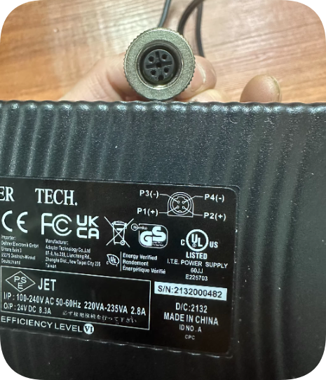 Industrial Grade Adat ATS200T-P240S Power Supply | 24V 8.3A 200W 4-Pin Low Ripple Adapte