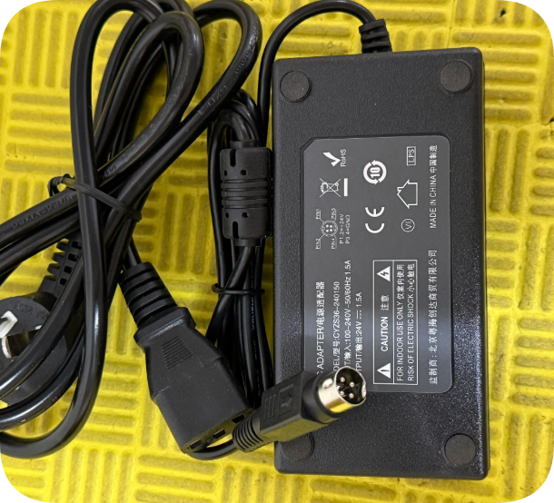 *Brand NEW*24V 1.5A/2.5A Meituan S4 Ordering/POS Terminal 4-Pin Power Adapter Cable (Mod