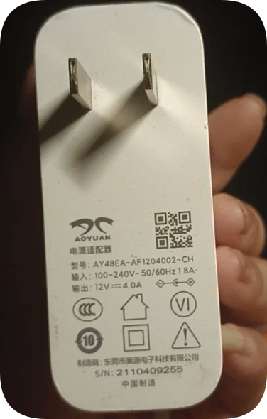 *Brand NEW*Compatible with AOYUAN power adapter model AY48EA-AF1204002-CH output 12V 4.0