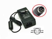 *Brand NEW*Genuine Soy 12v 5A Ac Adapter SOY-1200500K1 For Monitor Round with 4 Pins Pow